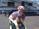 Kay Wyatt KW7WWW and Daron Wilson N7HQR joking around and having fun which seemed to be contagious.