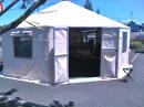Our operations tent provided by Lincoln County SAR (search and rescue) team.