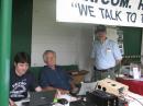 ARRL Atlantic Div Director Bill Edgar N3LLR watching Joe N3XE and Bill NY9H making digital contacts on 40 meters