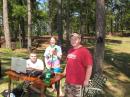Our youth members working the VHF/UHF station.