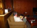 KC0CBD studying the night before his upgrade test for General.  He passed!