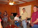 KF4WZB, KK4FRI, WA4NHJ, N3NFE gather around one of the 2A GA stations.