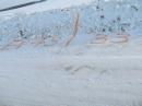 Marking out the grids with Allis Chalmers orange