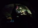 Tom, W0IVJ, working SSB at night