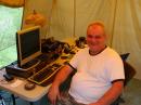 Mike VE3ATX having a blast running PSK31 at the GOTA Station.