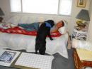 Marty W1MD (not a doc) can't find Sparky's snooze botton.  
