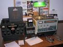 This is the Heath Apache TX-1 and Collins 75A4 used for 80 meters.  Both radios have been recently been restored.