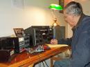 David W7HTJ works the 40 meter station.