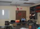 A far shot of Duane, N4WDH running his digital set-up.