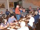 The entire K5QE multioperator team and many of the Nacogdoches rovers got together for dinner on Friday night before the contest to meet and greet--and plan the weekend's strategy.