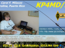 Here is the QSL card for my Holiday Suitcase DXpeditions in Puerto Rico
