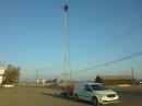 This is the tower trailer described in QST in June, 2013.  It has now been used to operate portable or to rove in four VHF contests.  It performed flawlessly again, but it couldn't offset the effects of being at a low elevation in the flatlands of California's Central Valley and running QRP.  The presence of active rovers was all that saved me from a very mediocre score.  At least the weather was warm and pleasant.