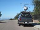 This is the setup I used in VHF SS on Signal Peak.  In the distance the Palos Verdes Peninsula is visible beyond the Los Angeles harbor area.