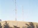 The antennas for the N0LL 6 meter beacon.