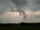 Picture from about 5 minutes after the tornado and lightening all of a sudden stopped. Amazing!