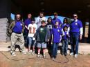 Everyone just magically showed up with a purple shirt that day.