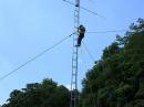 NW8U our Antenna man up 40 ft.