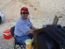 Randy, KFØX working 70cm SSB on his ICOM IC-7000 while watching his Husker Football game!