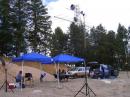 Commercial microwave towers behind us.