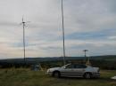 In FN46 looking South towards NY. Lesson learned: If you set up next to a wind tower, IT'S PROBABLY GOING TO BE WINDY!