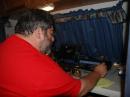 Jim N8AU operating the Satellite station.