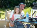 Rich, K3SOM with a little help from his granddaughter