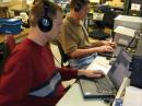 Gary, AF8A and Dan, W8RZ, searching for the VY and keeping up the rate respectively. <i>(W8WTS photo)</i>