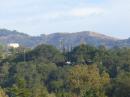 A view of Ojai valley from the W6K QTH.  If you look carefully you can see the antenna farm of N6VR up the hill from me - breathing down my neck.  Thank gawd for the Audio DSP unit to take his signal down a few DB in my headphones.