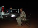 it can get cold in the high arizona desert at night.