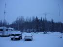 Conditions during the snow storm.