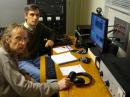 Dan W9EQ and Marc N2UO taking a break during the second leg of the EME contest