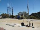 radios setup on Mt. Disappointment, the background is goverment towers