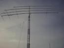 K7XC - Closeup of the antenna's after Saturday's snow storm.