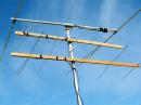 Close up of antennas. The WA5VJB antennas perform well, don't cost much and are easy to make. They are ideal rover antennas.
