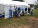 Scenic City Amateur Radio Society's Field Day 2004 team.
(Front l-r)Walt Stoll-kq4jt,TAG George-KG4OVV,Bill Rule-KG4OKV
(Rear l-r)
Max Holland-w4mea,Clark Tate-ag4ie,Joe Anderson-wa4mka,Mike Anderson-kg4boe,Grant Clark-kg4kil,Whitten Davis-kg4hyl,John Davis-kg4hyk,Dan Clark-ag4hg