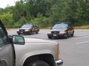 Not one but two Sherriff's vehicles responded to one or more reports of an "SUV with all sorts of antennas" on it.