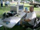 Ed, W4NSC operating the APRS Demo and GOTA stations.