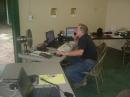 Ron WB3ILX making a 2-way SSTV contact with W4UG. This year we set our sites on 2A battery with a GOTA station (KF4RPQ) that scored QSOs using SSTV, PSK31 and SSB.