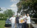 From left to right Tyler Harpster N3SPD, Earl Hooks KB3DDO, Rick Graham AI3W, Dave Zuzin N3HCN, Dan Slaughter KA1VBU