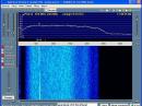 WA4PGI 1296 Beacon(FM07bw) as RCVD in FM15vx Before Contest. (This convinced us that there was hope for propagation!  It was about 14dB SNR in a 5 Hz FFT BW)