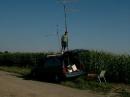 K8MR with the rover station in FN01