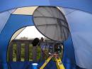 Inside the Radome in calmer conditions.
