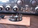 This is the key that pounded out my first QSO back 40 years ago.  It sits proudly in front the receiver, an old SX100, which was my first as well.  Both work as well as they did back then.  I wish I did!