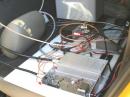 <i>The complete transverter/switch "board."  Front to back are 1.2 Transverter, 902 and then 220.</i>
