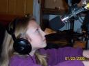 The new voice keyer in operation----my second harmonic.