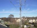 The consolidated "SHORT STACK" contest station at N9TF.