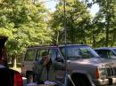 VE3CVG operating 2-meter liaison station.