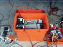One of the Battery supplies. The Orange Cases are go Kits