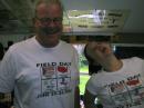"After nearly twenty hours of operating, Bob, NZ5A (left), and Jes, KD5EUL (right), stand upright for a few more seconds!"