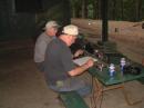 Another photo of KU4GW working CW and N4HWK logging.